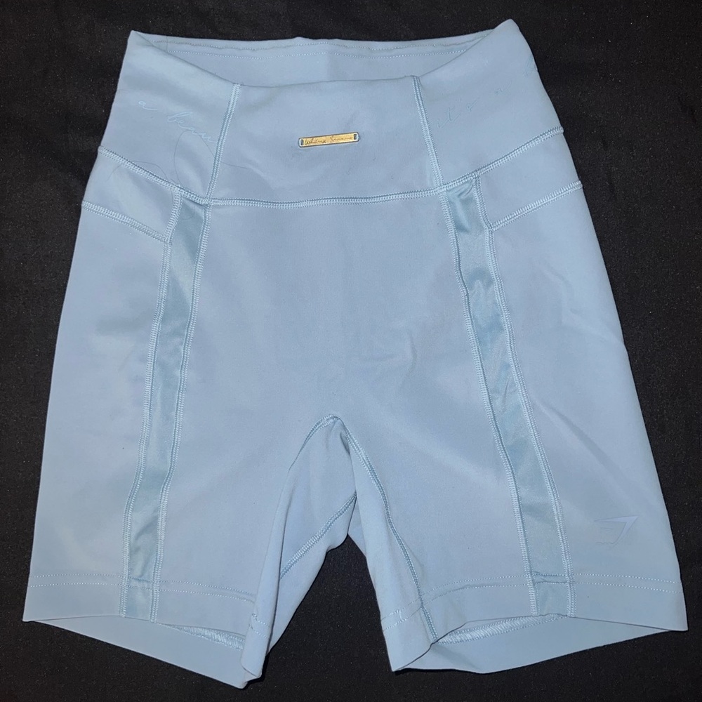 Baby blue gymshark shorts (XS)